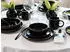 CreaTable 24786, Nordic Festive Schwarz, Kombiservice 30-tlg, Steinzeug