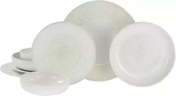 CreaTable 24554, Unico Toscania, Tellerset 8-tlg, Steinzeug