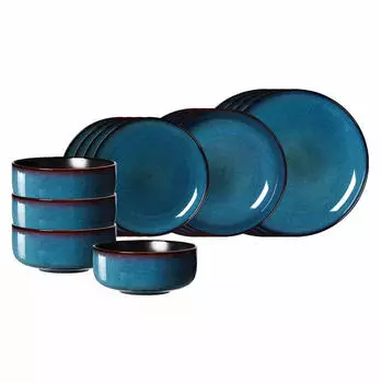 Ritzenhoff & Breker Bali Einsteiger-Set 16-teilig blau Steinzeug