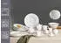Ritzenhoff & Breker Frühstücks-Geschirrset Saphir Frühstücks-Set 18er Set (18-tlg), 6 Personen, Porzellan