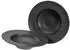 CreaTable 21825, Schiefer Black, Pastateller 2-tlg, Steinzeug