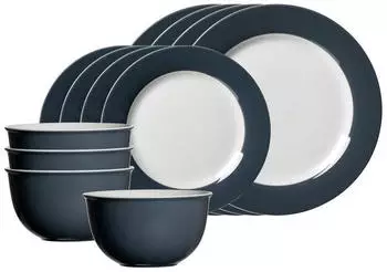Ritzenhoff & Breker DOPPIO Basic-Set 12-teilig - Anthrazit