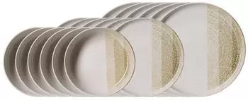 Ritzenhoff & Breker Trio Teller-Set 18-teilig - Creme