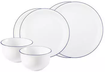 Seltmann Weiden Compact Blaurand Basic-Set 6-teilig