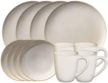 ASA SAISONS Frühstücksset sand 12tlg