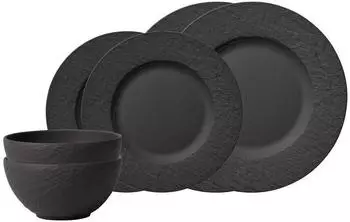 Villeroy & Boch Manufacture Rock Basic-Set 6-teilig