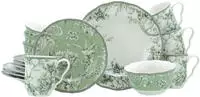 CreaTable Kombiservice "Adelaide, Service 16-tlg." Nostalgischer Vintage Dekor,