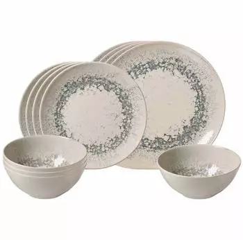 Ritzenhoff & Breker Cecina Basic-Set 12-teilig gemustert - Graphit