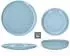 Ritzenhoff & Breker Ritzenhoff 12tlg Tafelservice Jasper Graublau Steingut Speiseteller Suppenteller