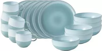 Villeroy & Boch like. by Perlemor Aqua Fr&uuml;hst&uuml;cks-Set 18-teilig