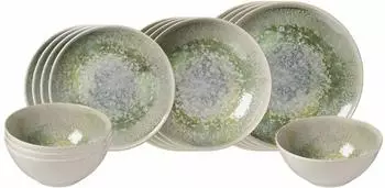Ritzenhoff & Breker Cecina Einsteiger-Set 16-teilig gemustert - Jade