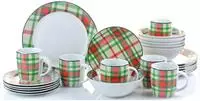 Retsch Arzberg Kombiservice "Highland Green" traditionelles Schotten-Karo in...