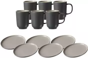 Ritzenhoff & Breker JASPER Kaffeeservice 12-tlg. grau