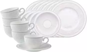 Villeroy & Boch Gray Pearl Kaffeeservice 18-teilig