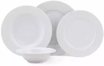 Hermia Concept Tafelservice 24-teilig Porzellan Weiß (asr710ktp2430)