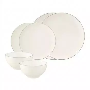 Seltmann Weiden Savona Basic-Set 6-teilig Grey Line