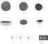Karaca Earth Collection Galactic Steingut-Geschirrset 55-tlg., Reaktivglasur, weiß (1000187459001)