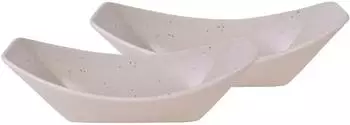 CreaTable Streat Boat Geschirrset 2-teilig, Steinzeug (33966)