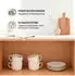 Sänger Korfu Kaffeetassen-Set 8-teilig, Steingut, creme, 160ml (223960)