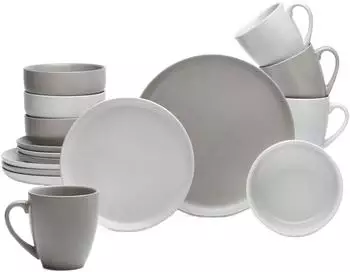 Van Well Stockholm Kombiservice 16-teilig, Steingut, sand/taupe (90886625-0)