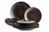 Mäser Metallic Bronze Tafelservice, Steinzeug, 12-tlg, 4 Personen