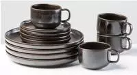 gipfelst&uuml;ck Kaffeeservice "Glockenklang" Scandi-Style, jedes St&uuml;ck ein Unikat, 12