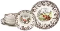 CreaTable Tafelservice "Haydon Grove Bunt, Service, Teller-Set, 12-tlg."