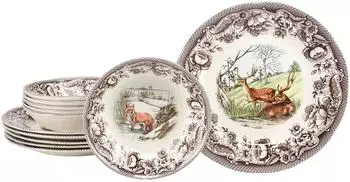 CreaTable Haydon Grove Bunt Tafelservice 12-tlg., Steingut (25037)