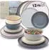 Sänger Bombay Moonlight Geschirrset Steingut 12-teilig, 4 Personen (226990)