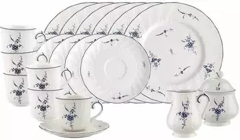 Villeroy & Boch Vieux Luxembourg Kaffeeservice 20-teilig, Porzellan, für 6 Personen (77373231-0)