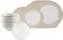 Ritzenhoff & Breker Geo Basic-Set Kombiservice 12-teilig, Porzellan, beige