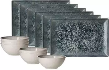 Ritzenhoff & Breker Grana Brunch-Set 12-teilig, Steinzeug (4262565268363)
