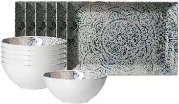 Ritzenhoff & Breker Luigi Brunch-Set, Steinzeug, 12-teilig, 6 Personen
