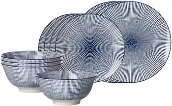 Ritzenhoff & Breker Royal Makoto Basic-Set Kombiservice 12-teilig, Porzellan (4262565264327)