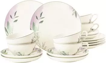 Seltmann Weiden Savona Provence Teeservice 18-teilig, Porzellan (001.780126)