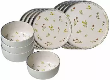 Ritzenhoff & Breker Viola Basic-Set Kombiservice 12-teilig, Steinzeug, mehrfarbig