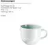 Mäser Elea Kaffeeservice 8-tlg., 260ml, Steinzeug, grün/weiß