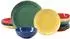 CreaTable Joy Tellerset, Steinzeug, bunt, 12-tlg. (25284)