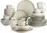 LuxusKollektion Tafelservice 32-teilig, Steingut, beige, 8 Personen
