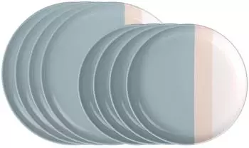 Villeroy & Boch Pastel Pop Blue Tafelservice 8-teilig, Bone China