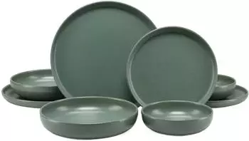 CreaTable Uno Tafelservice 8-tlg. 2 Personen Gr&uuml;n