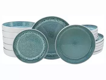 Otto Home Novalee Tafelservice 18-tlg. 6 Personen Eisblau
