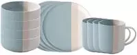 Villeroy & Boch Fr&uuml;hst&uuml;cksservice Pastel Pop 12tlg. Premium Porcelain Blau