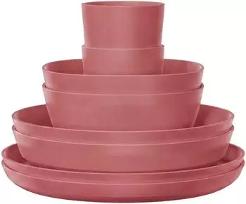 Mepal Silueta Geschirr-Set 8-teilig, vivid mauve, Kunststoff (105941678700)