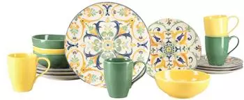 CreaTable Giardini Kombiservice 16-tlg., bunt, Steinzeug