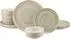 CreaTable Caoba Tellerset 12-tlg., Steingut, sand (17257709-0)