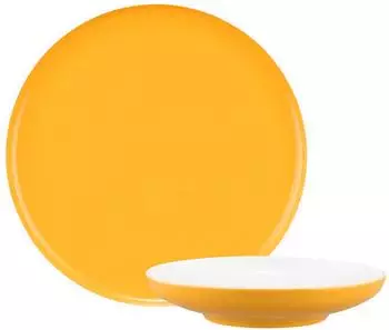 Seltmann Weiden Sento Home Pure Colors Tafelservice 12-tlg., mango orange, Porzellan
