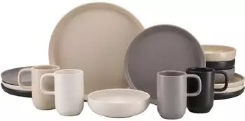 CreaTable Uno Metropol Kombiservice 16-tlg. Steinzeug (84832262-0)
