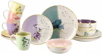 CreaTable Armonia Kombiservice 16-tlg. Steingut, bunt (25293)