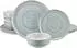 CreaTable Caoba Tellerset 12-tlg. blau, Steingut (32971401-0)